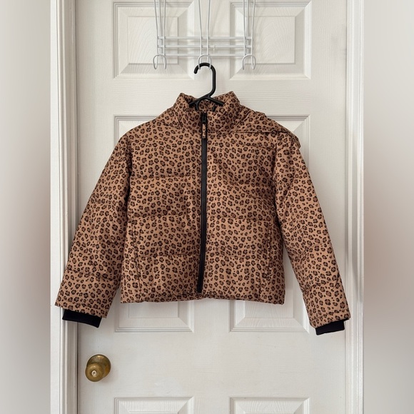 J.Crew Crewcuts Girls' metallic cropped puffer jacket with PrimaLoft - Picture 1 of 12